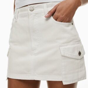 The '90s Cargo Mini Denim Skirt Aritiza